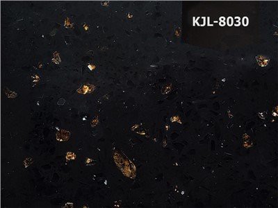 Negru de aur cereale cuarț Lespede