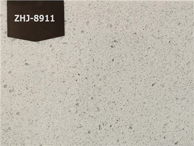 Jazz White Small Grain Quartz Stone Slab