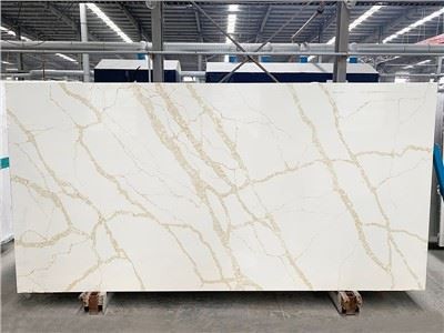 Placă de cuarț Calacatta Gold Vein