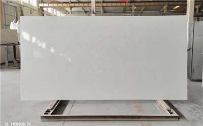 Alb Cu Tiny Line Carrara Quartz Slab